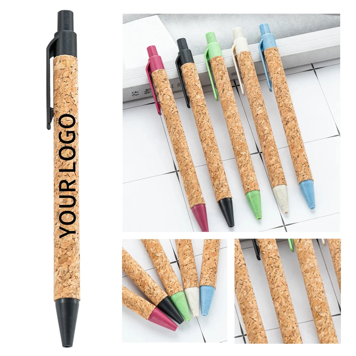 Aluminum Casing Ballpoint Pen Customized With Colorful Logo 1