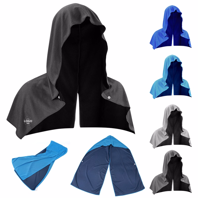 Outdoor Sports Sun Protection Cool Hoodie Headscarf Towel