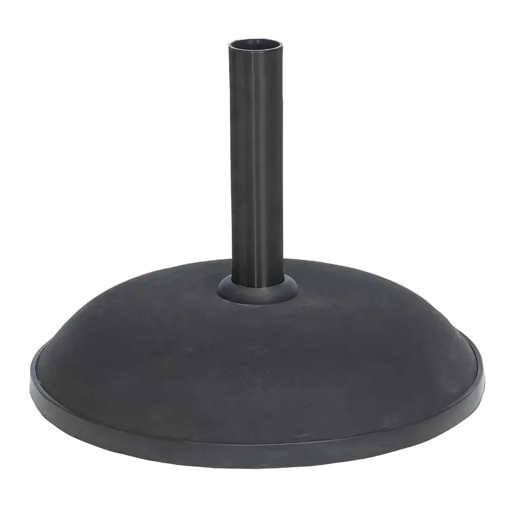 Concrete Black Umbrella Base 1