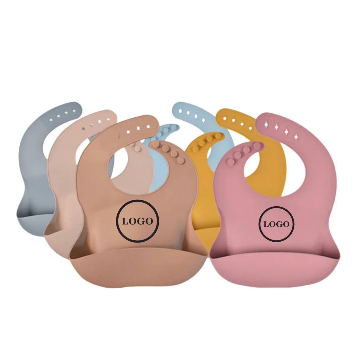 Food-Grade Silicone Baby Bib 1