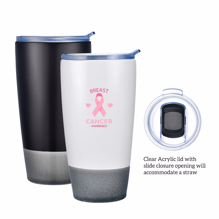 12 oz. Two-tone Double Wall Stoneware Tumbler w/Gift box