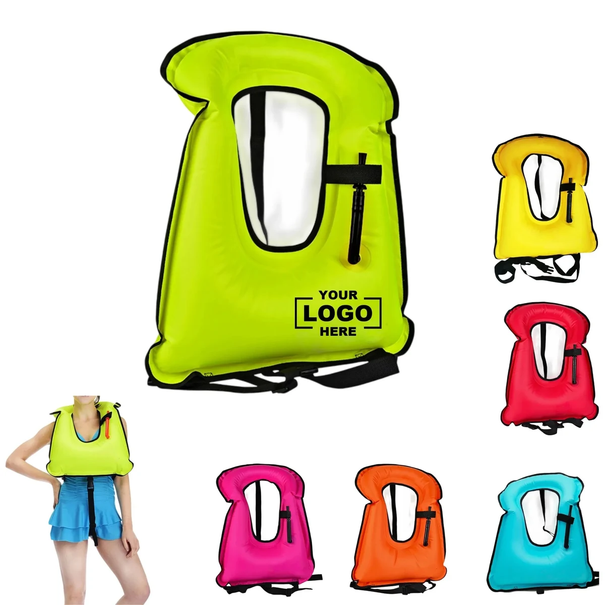 Swimming Inflatable Breathing Vest 1