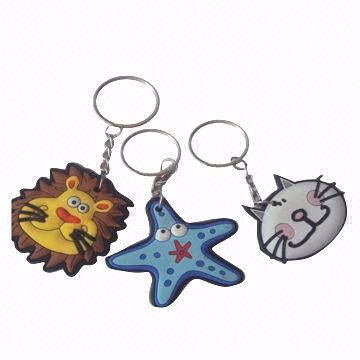 1.5" PVC Key Tag - in 3D