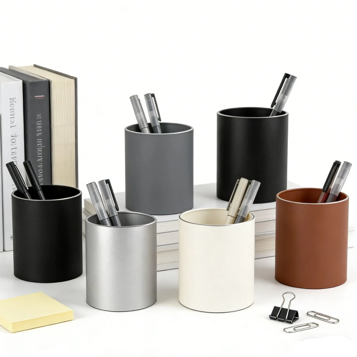 Aluminum Alloy Pen Cup 1