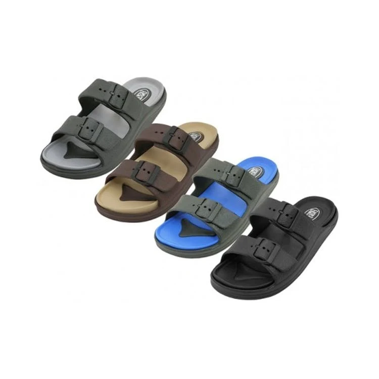Men's Double Strap Sandals - 4 Colors Sizes 7-12 1