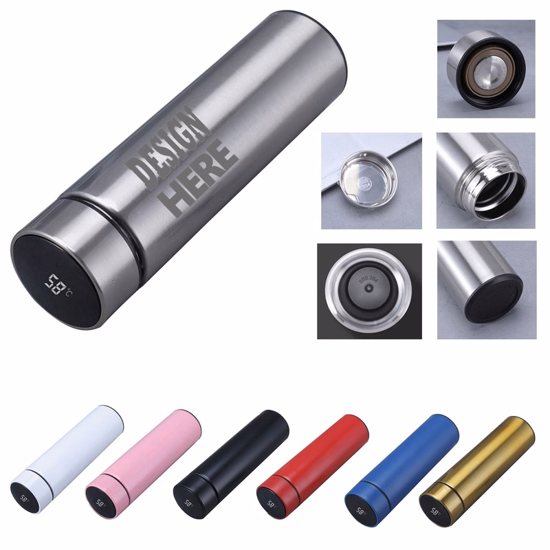 Stainless Steel Cup With Touch Temperature Display