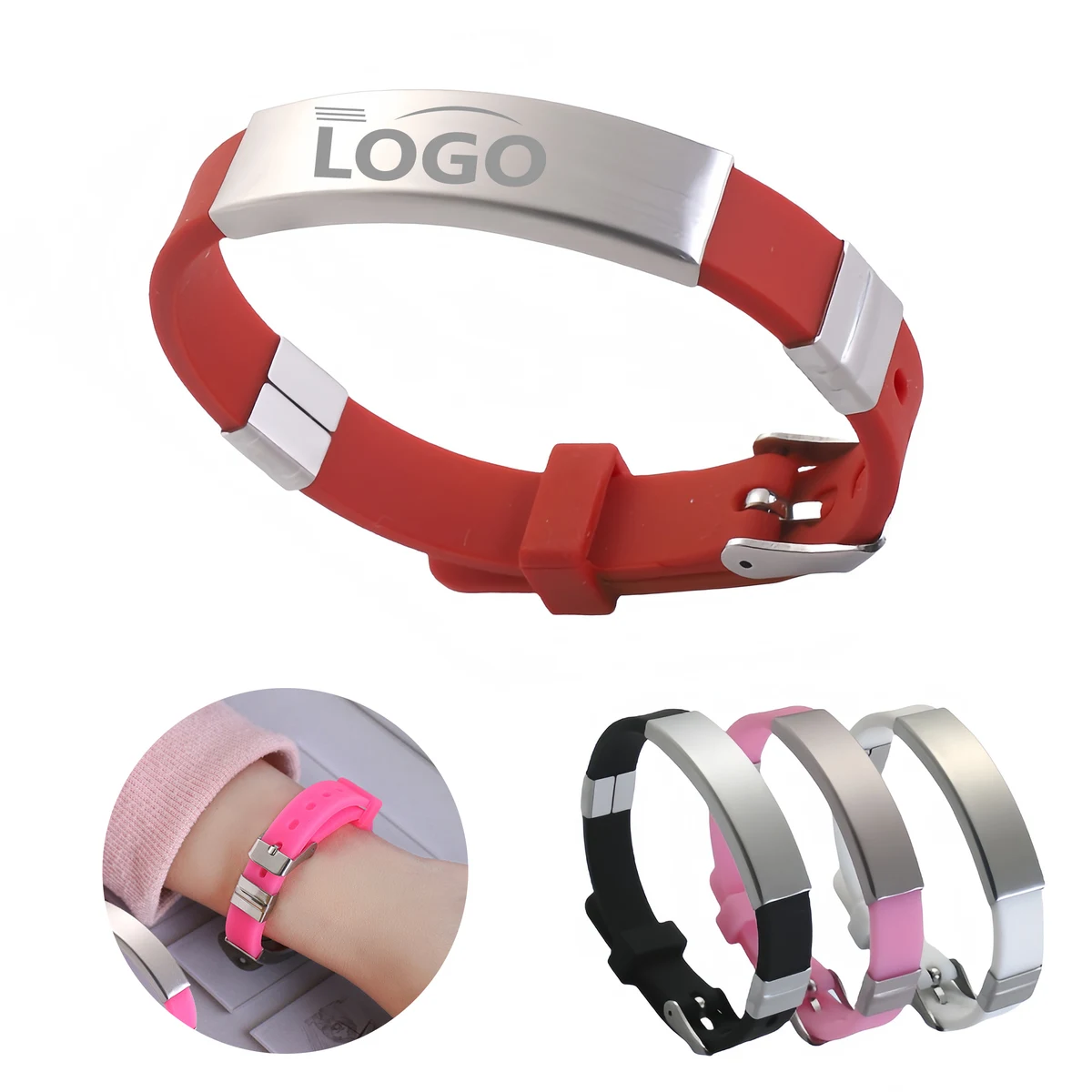 Personalized Safety Bracelet with Engraving 1