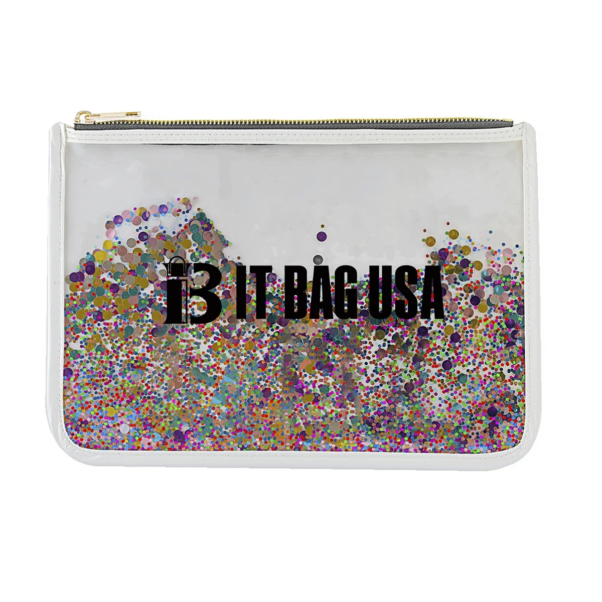 Confetti Clear Cosmetic Bag 1