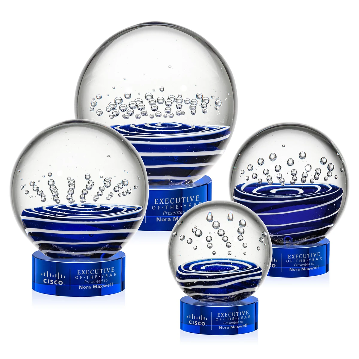 Tranquility Award on Stanrich Base - Blue 1