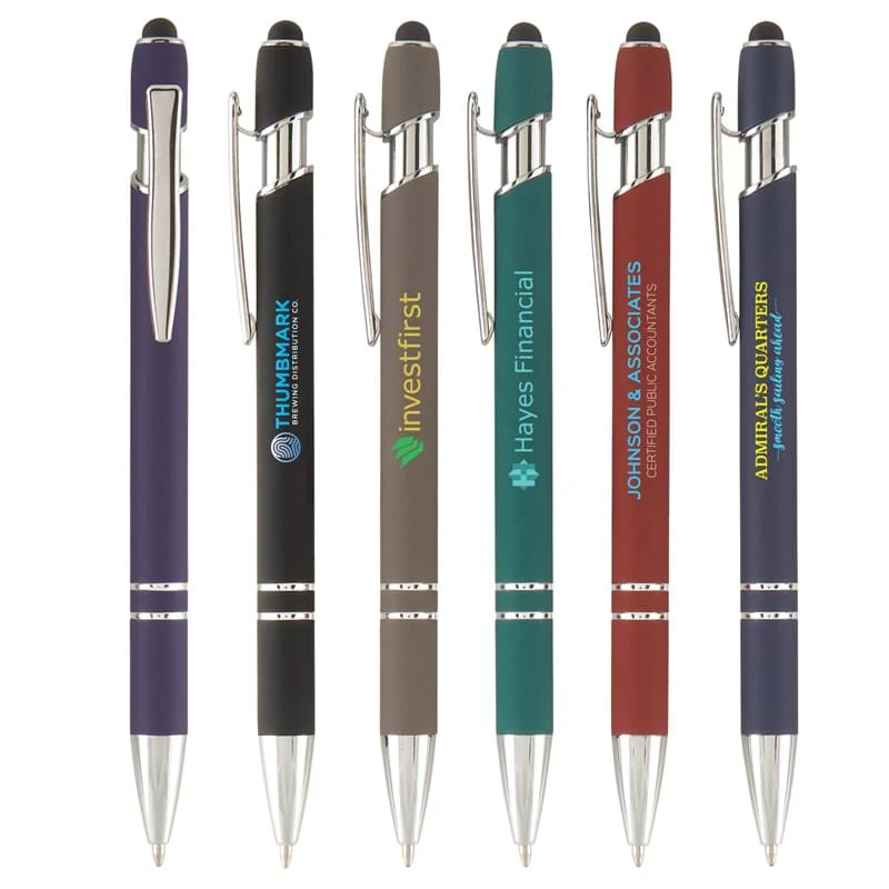 Ellipse Softy with Stylus - Full Color Metal Pen 1
