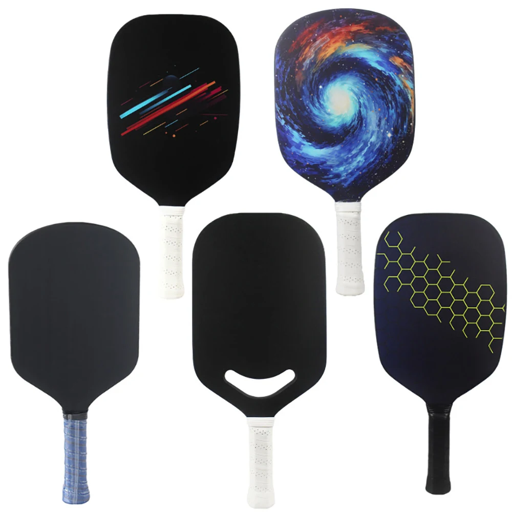 Hot pressed integrated frosted carbon fiber Pickleball Paddle 1