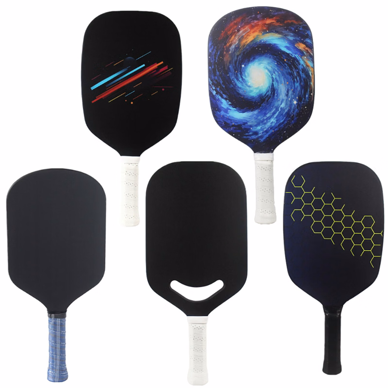 Hot pressed integrated frosted carbon fiber Pickleball Paddle