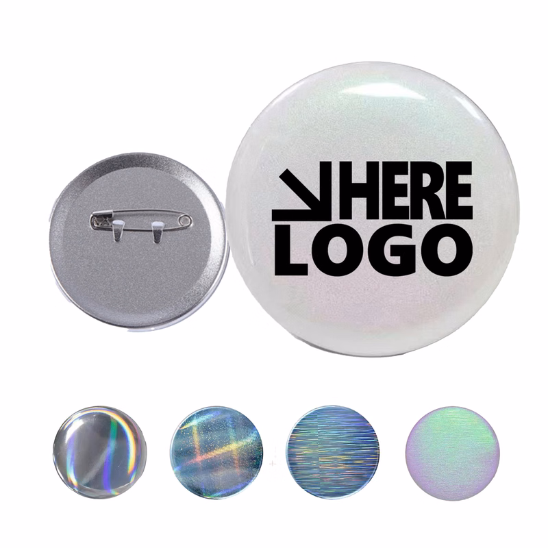 MOQ 100 Round Custom Buttons/Pins