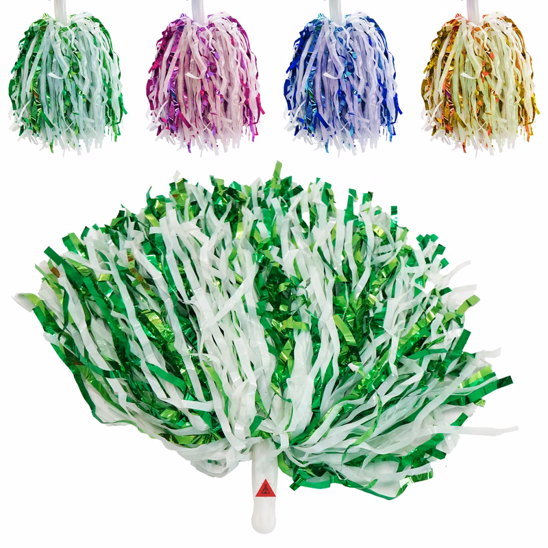 Cheerleader Pompoms for Girls ?C Spirit Dance Hand Flowers