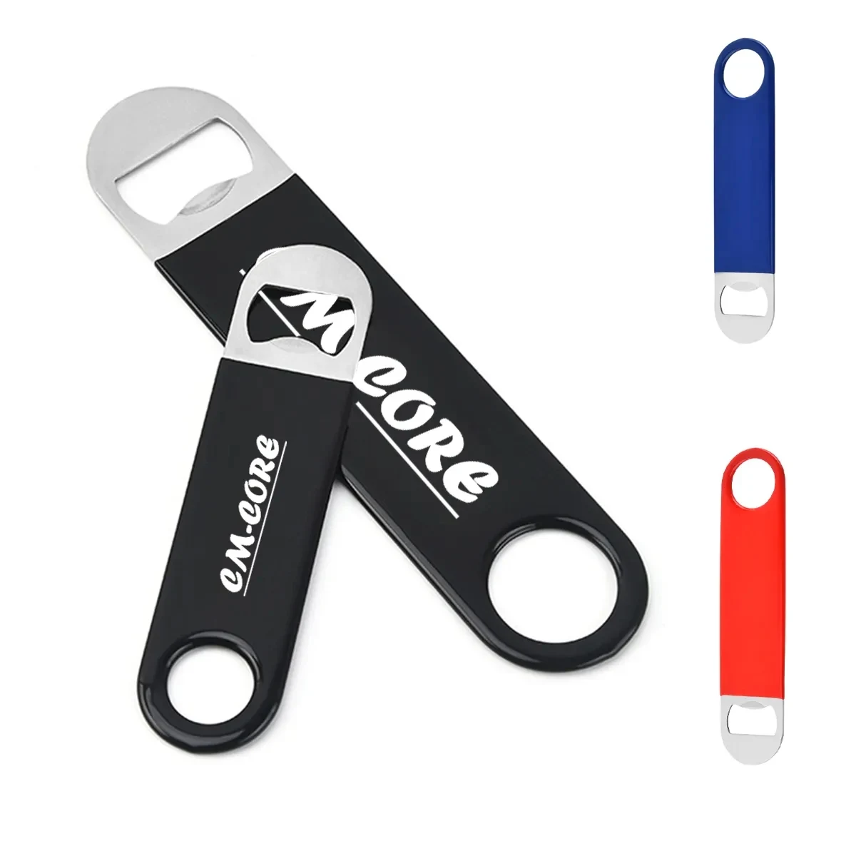 Heavy Duty Stainless Steel Flat Bottle Opener 1