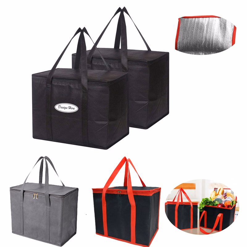 Thermal Non-Woven Cooler Bag with Aluminum Foil Insulation