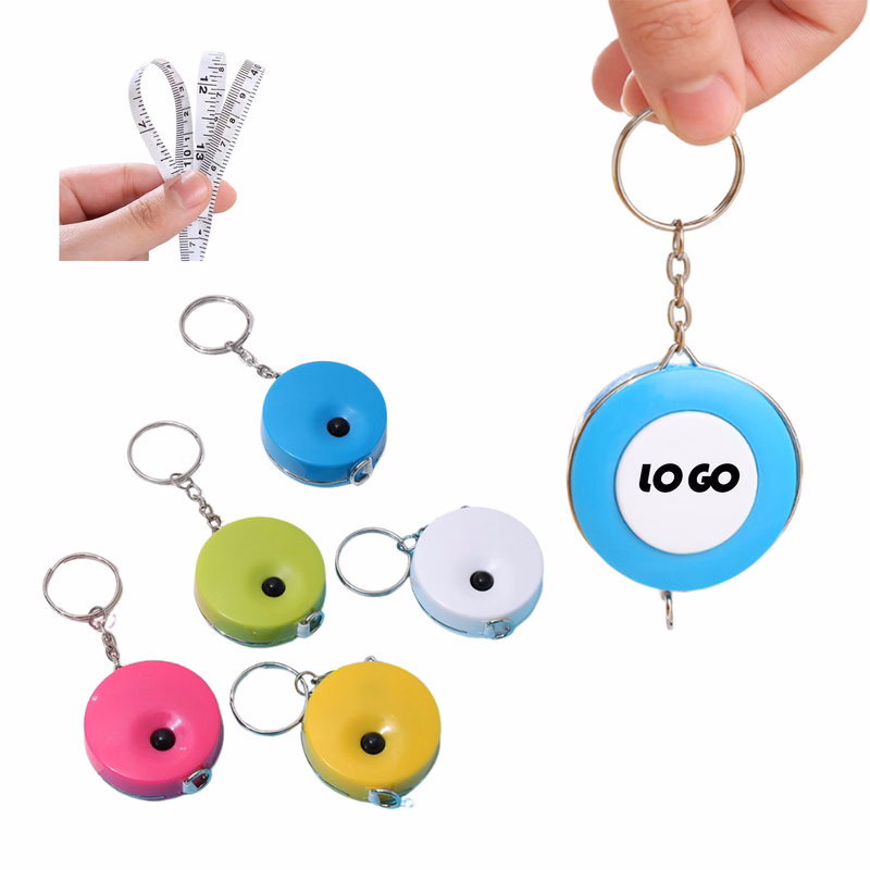 60" Logo Custom Tape Keychain
