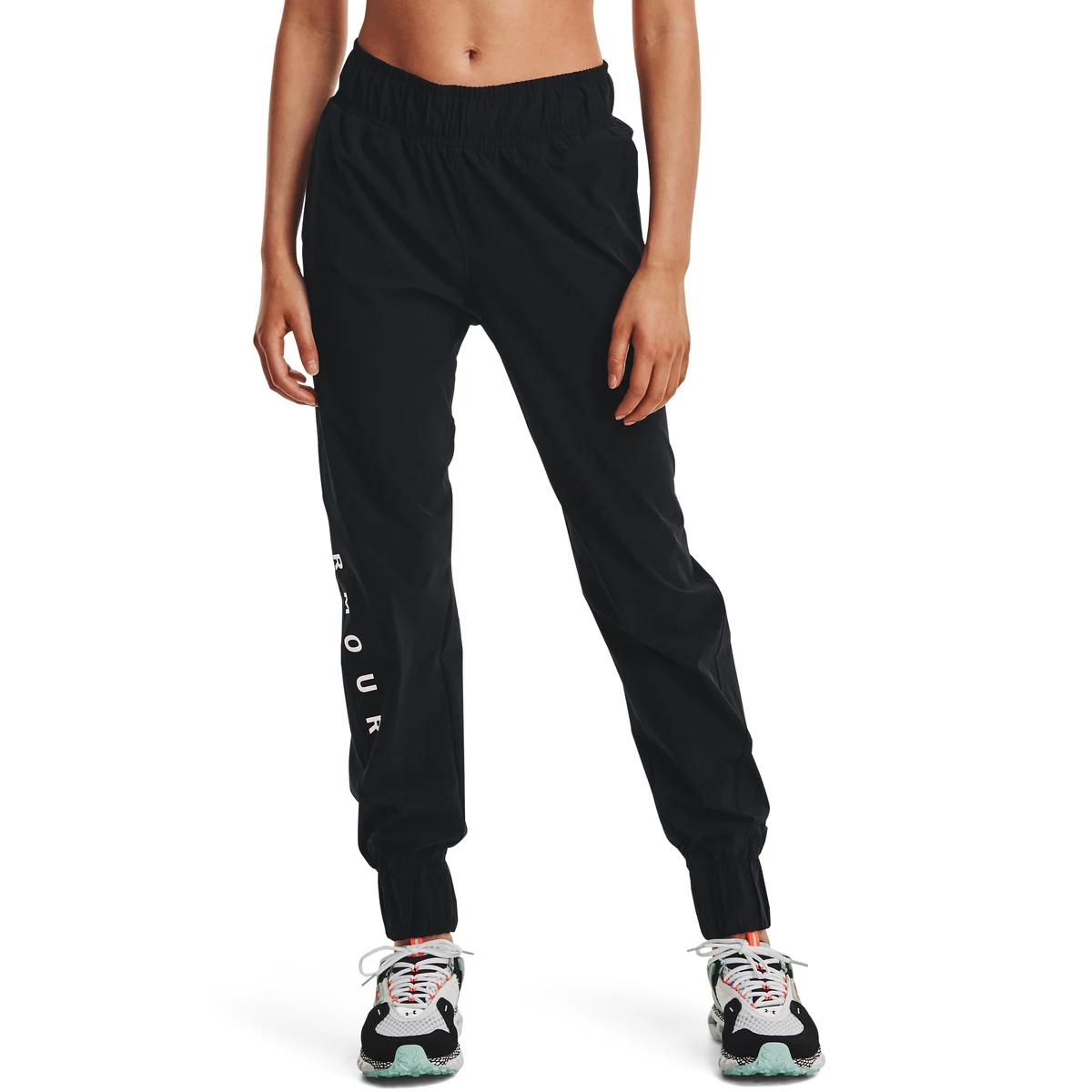 UA Woven Branded Women's Pants 1