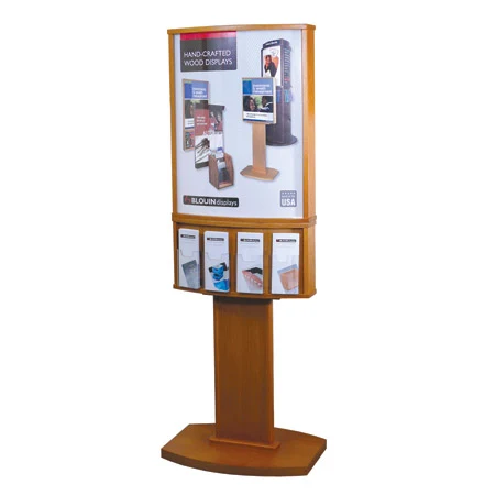 1-Sided Convex Wood Floor Frame with 4/Pockets 1