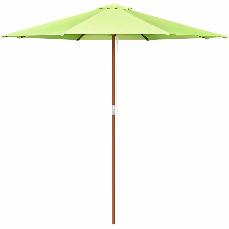 Wooden Market Umbrella