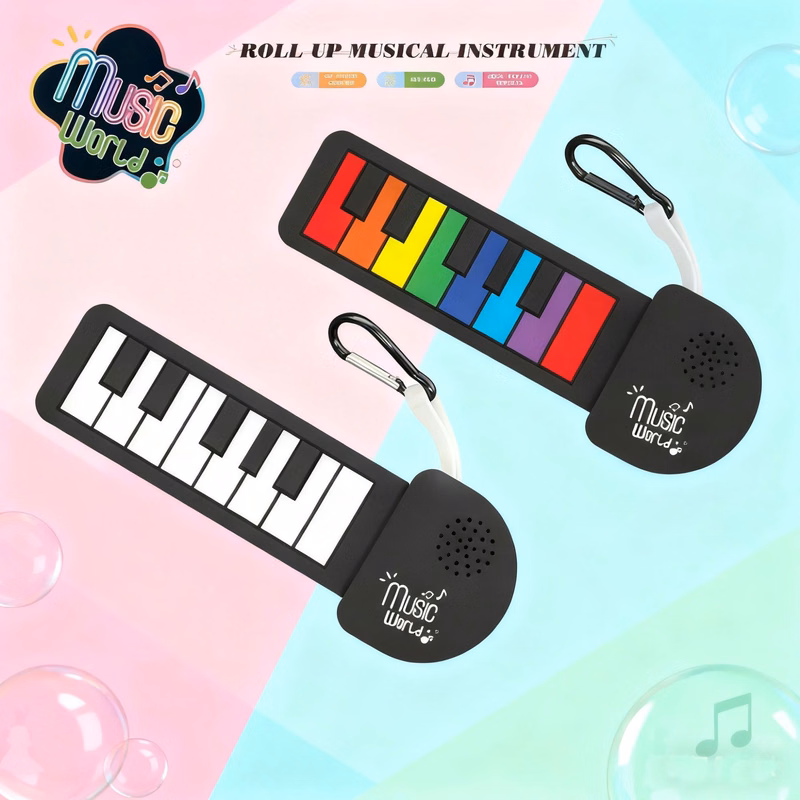 Silicone Folding Hand-rolled Desktop Practice Instrument