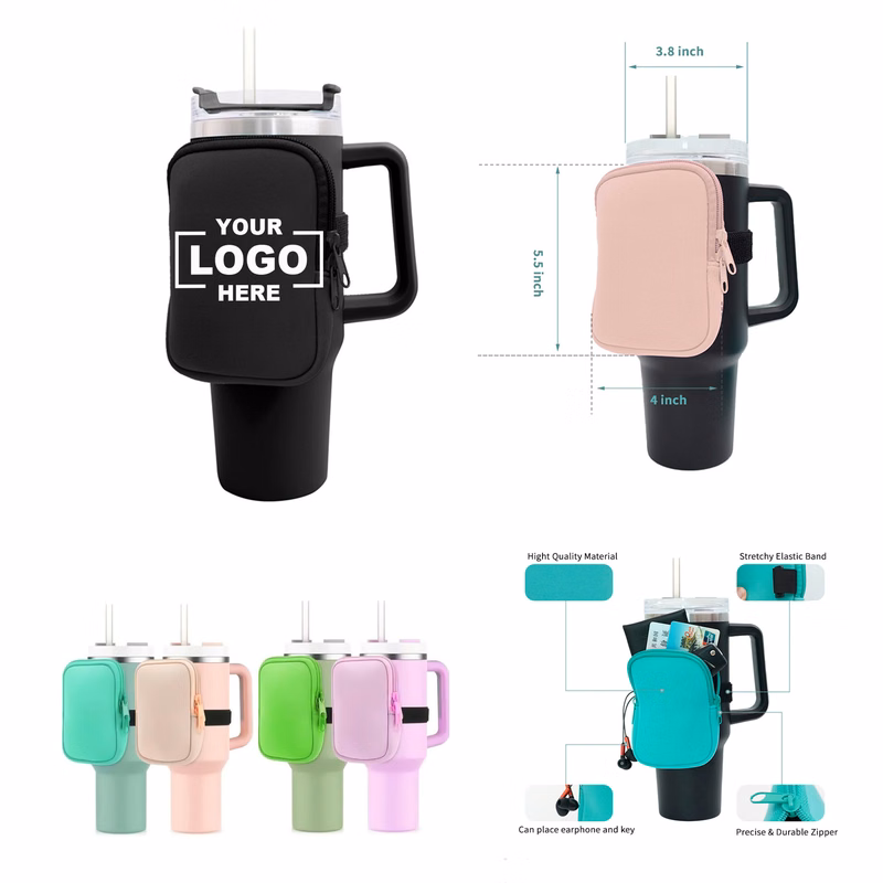 Neoprene 40 Oz. Water Bottle Arm Bag