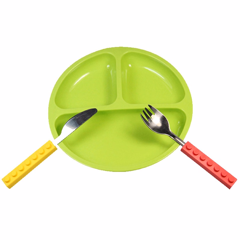 3 Compartments Non-slip Silicone Placemat