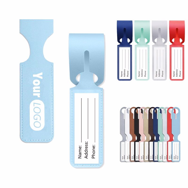 Customizable PU Luggage Identification Tag