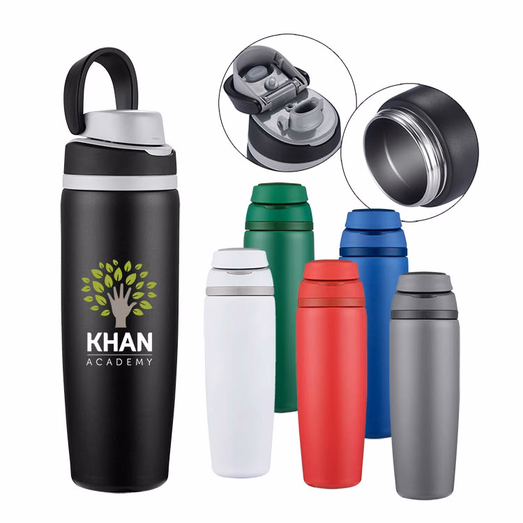 25oz. Dual-Lid Vacuum Insulated Travel Tumbler