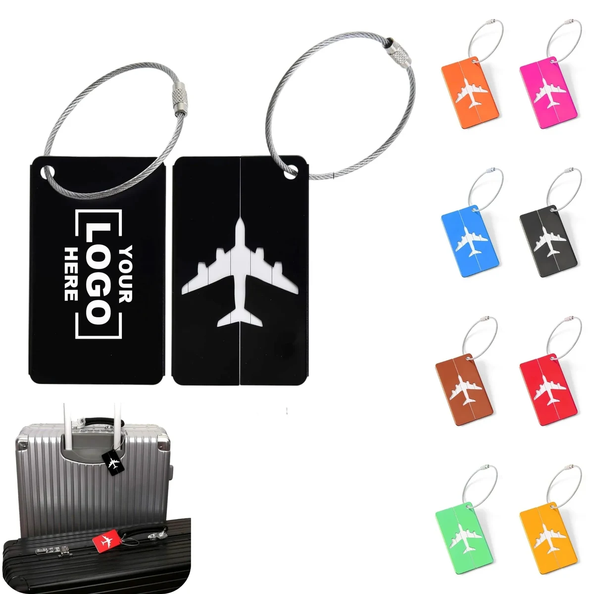 Aluminum Alloy Travel Carry On Luggage Tag 1
