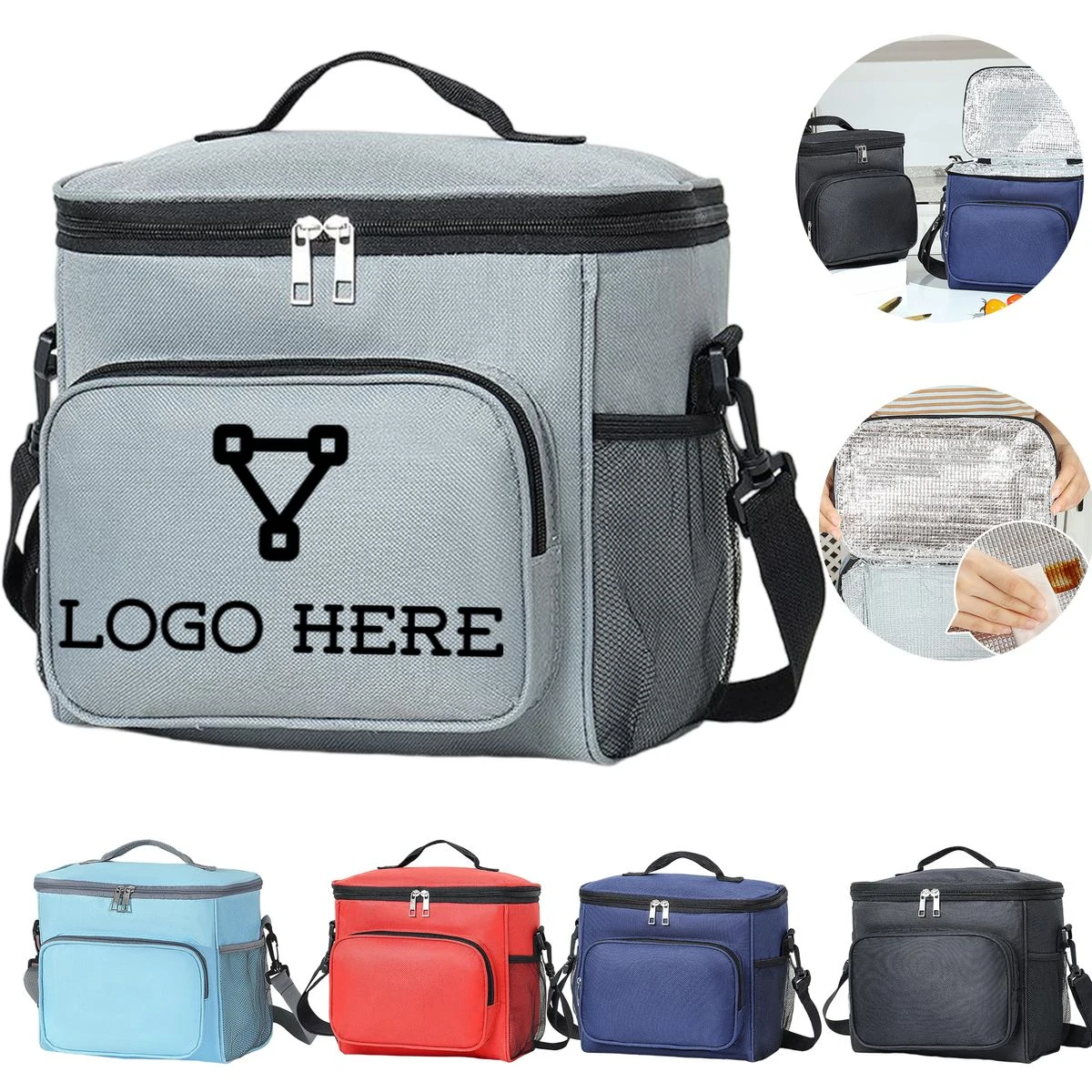 Thickened Foil Insulated Picnic Tote Bag 1