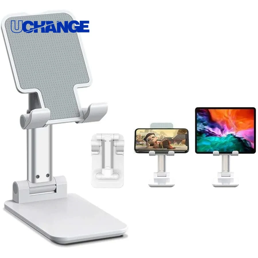 Foldable Tablet and Phone Stand Adjustable Desk Viewing Support 1