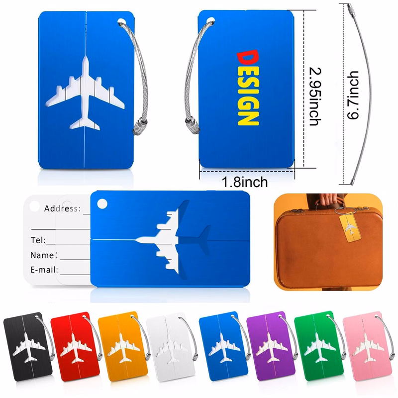 Metal Travel Luggage Tag For Luggage Identifier