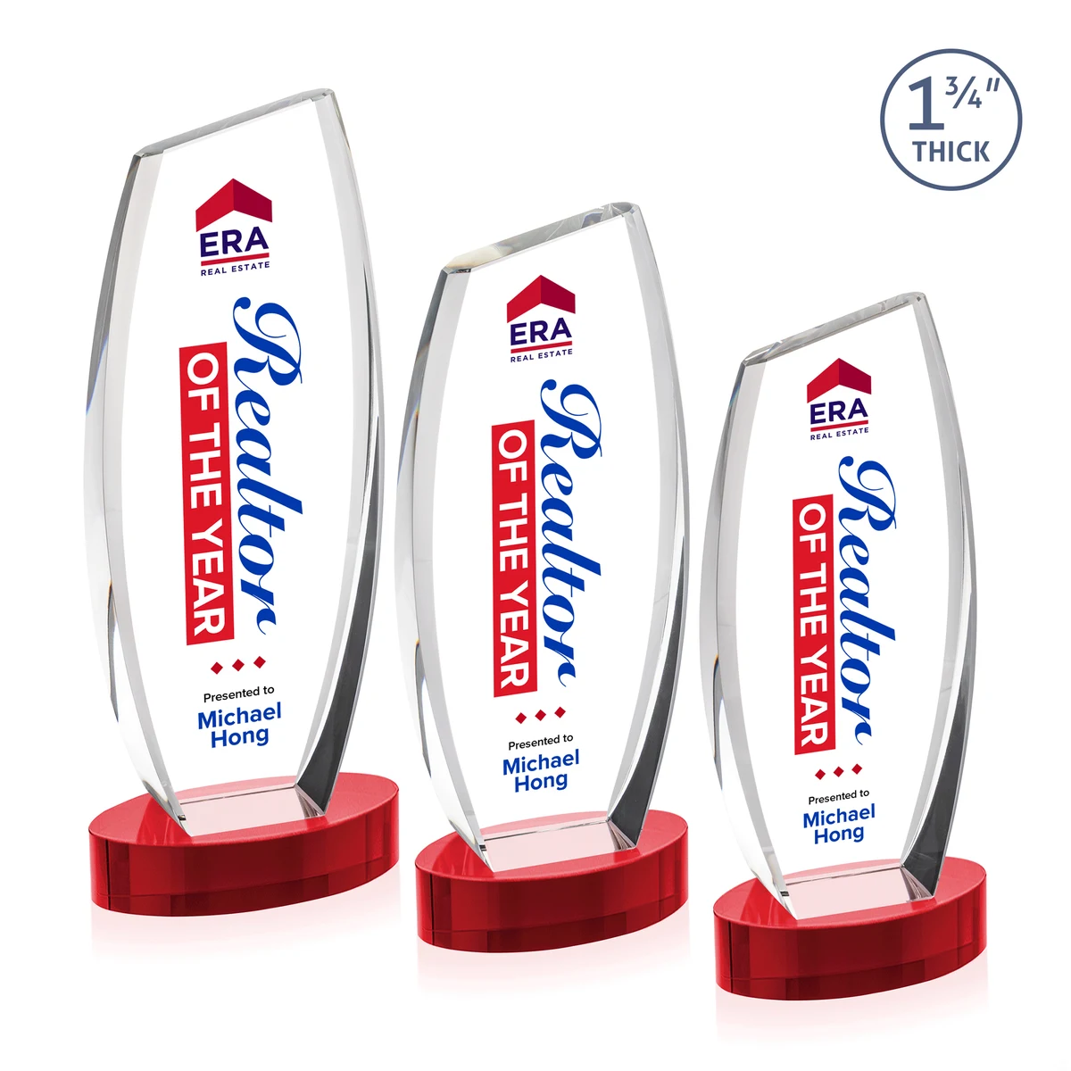 Colorado VividPrint™ Award on Base - Red 1