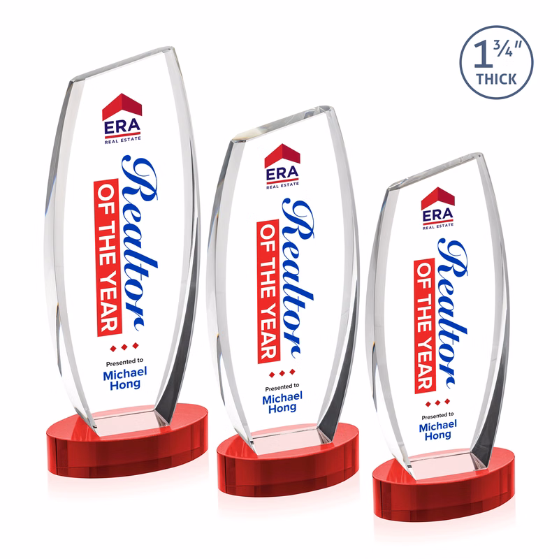 Colorado VividPrint™ Award on Base - Red