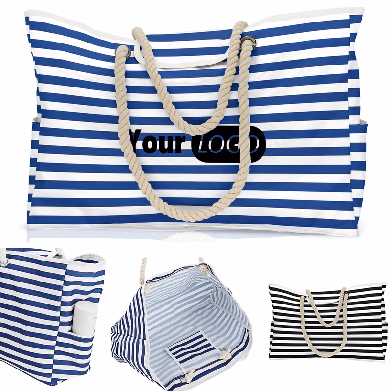 Nylon Versatile And Fashionable Tote Bag For Beach And Daily Use