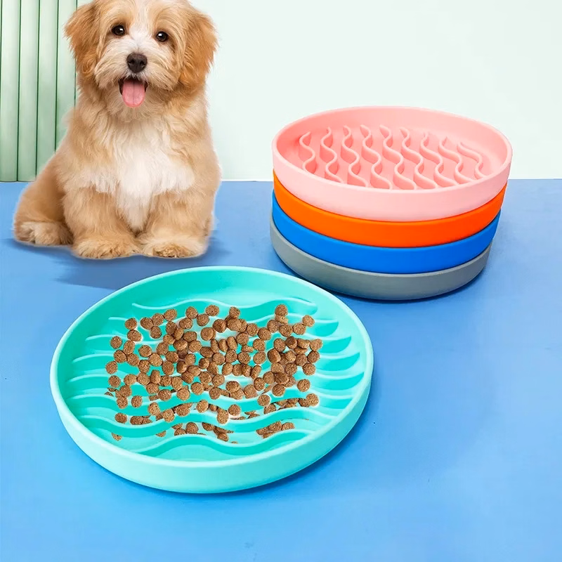 Silicone Dog Slow Feeding Bowl