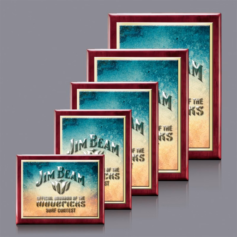 Oakleigh VividPrint™ 3D Plaque - Rosewood/White
