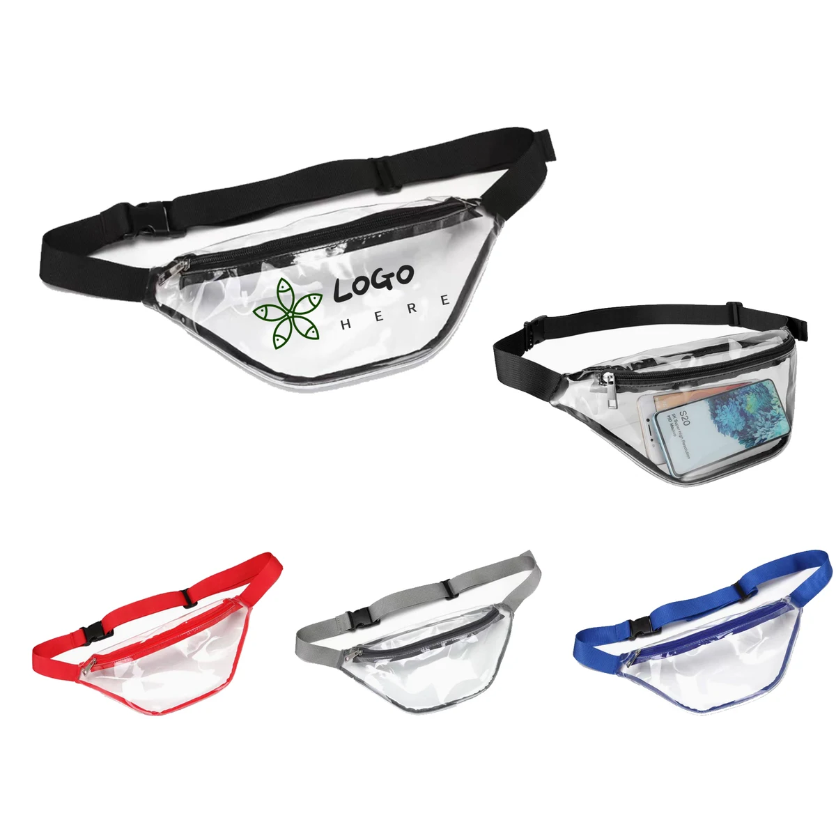 Clear Waterproof Fanny Pack 1