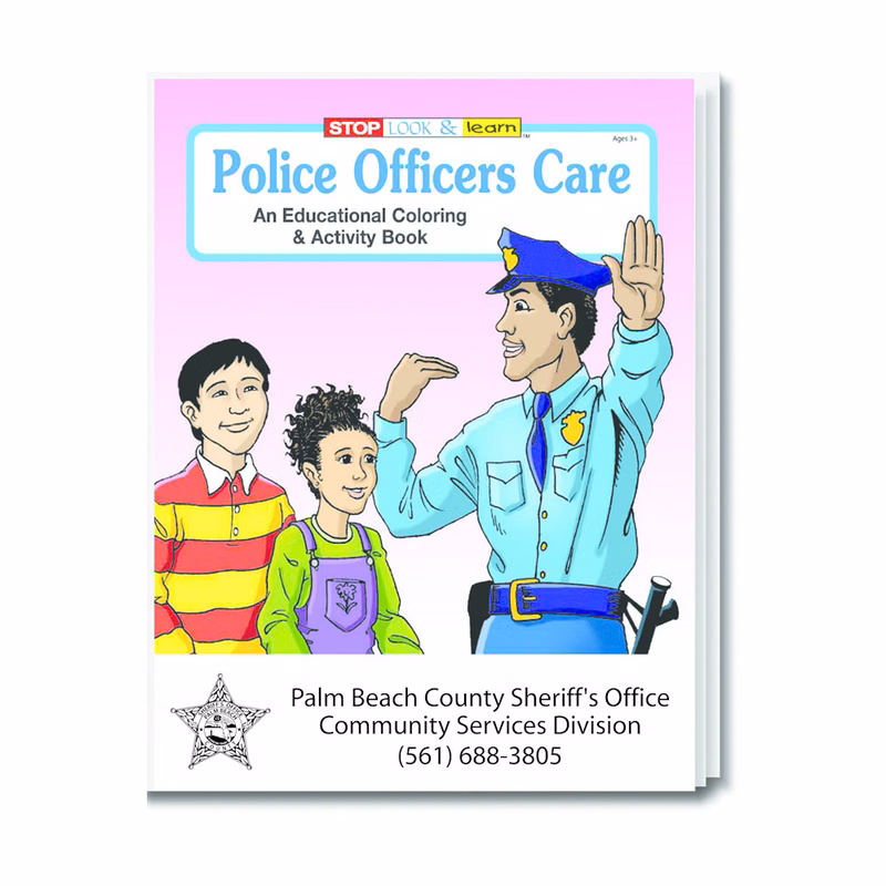 Police Officers Care Coloring Book