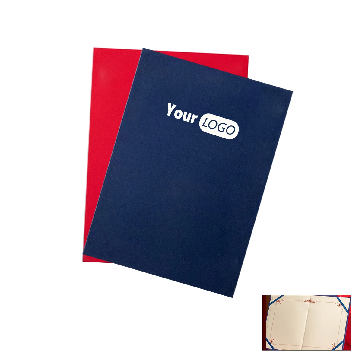 Paper Certificate Holder Folder 1