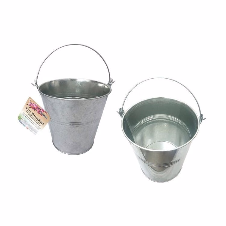 Gardening Tin Buckets - 4.25"