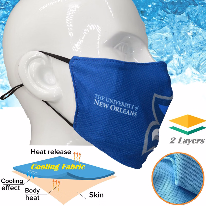 Cooling 2 Layer Face Mask for Summer, Breathable Face Masks