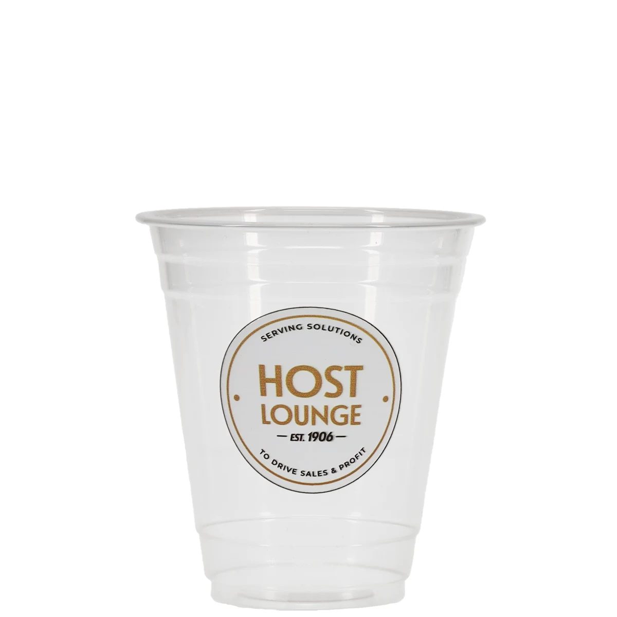 12 oz PLA Eco Cold Plastic Cup Clear Digital Print 1