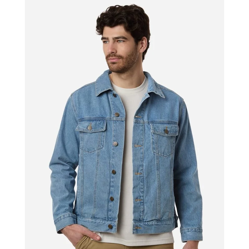 Harriton Unisex Cooper Denim Jacket - M75 1