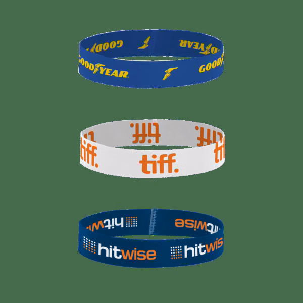 1/2" H x 7" L Dye-Sublimated Stretchy Elastic Bracelet