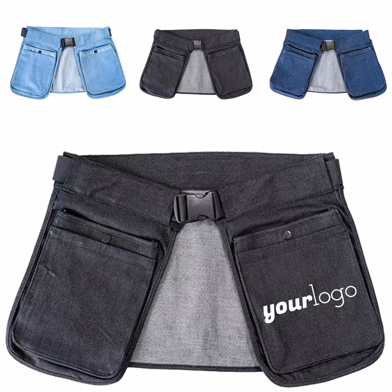 Compact Denim Waist Bag