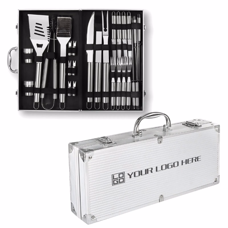 26-Piece BBQ Grill Accessories Set