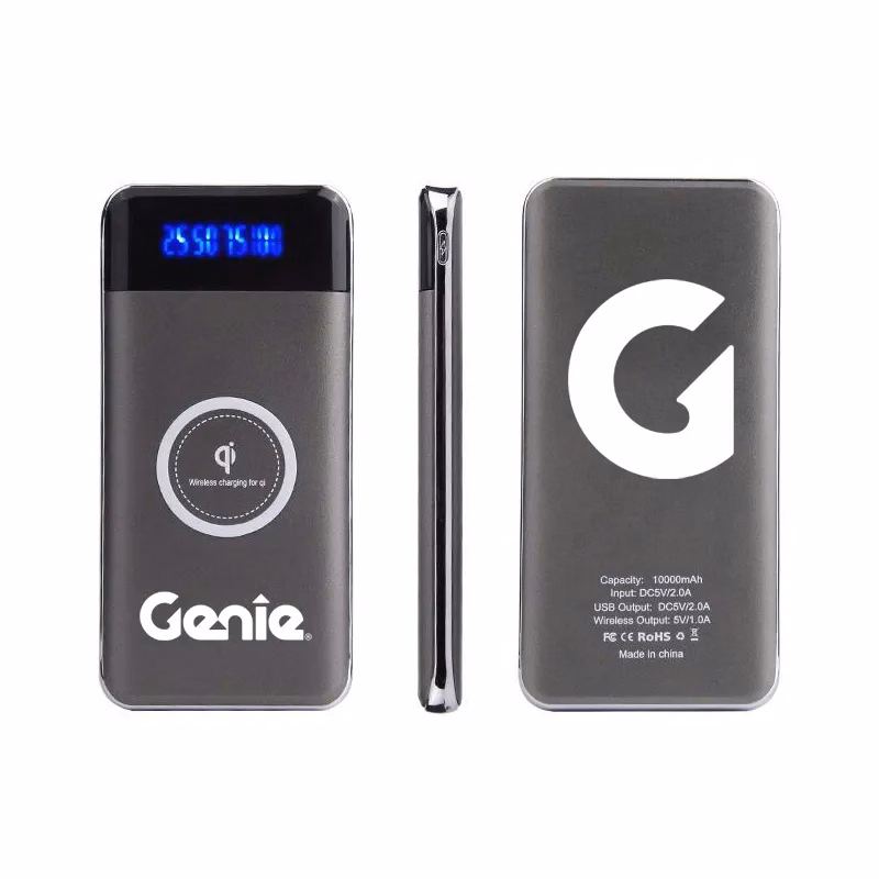 Portable battery 10000mAh Qi wireless cell phone Charger
