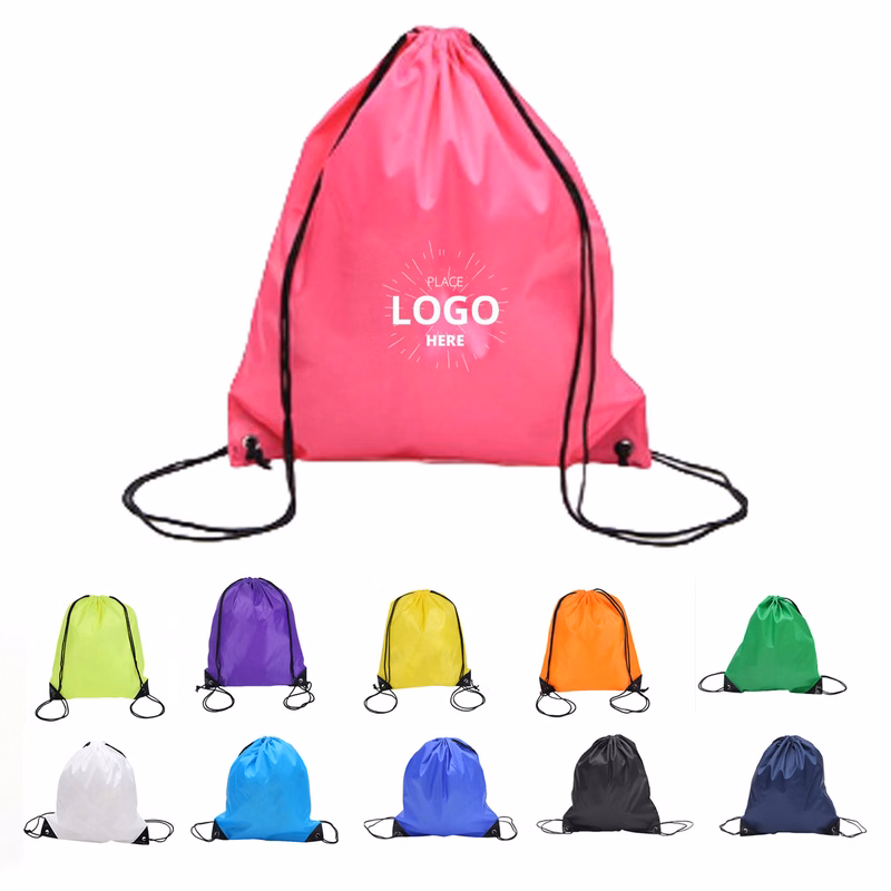 Drawstring Lightweight Sports Travel Backpack Large Capacity